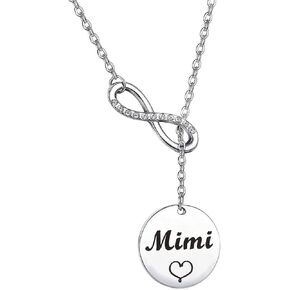 BEKECH Mimi Bracelet Grandma Mimi Charm Expandable Wire Bangle Mimi Jewelry Grandmother Gift for Family Mimi Nana Nonna
