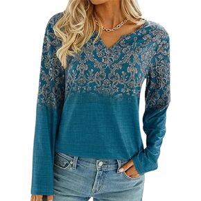 Apvirdy Womens Long Sleeve One Shoulder Tops Loose Fit 2023 Fall Fashion Shirts