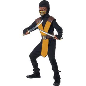 California Costumes, Dragon Master Ninja - Yellow, Child