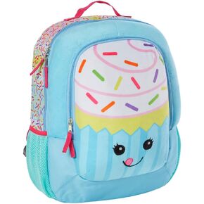 CLUB LIBBY LU Cat Backpack for Girls with Soft Plush Front Pocket, 16 inch Squish Buddies