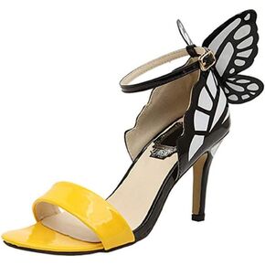 Women Fashion Butterfly High Heel Sandals