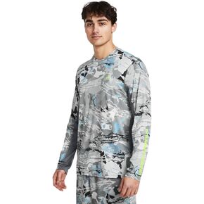 تيشيرت Iso-chill Shorebreak Camo بأكمام طويلة للرجال من Under Armour