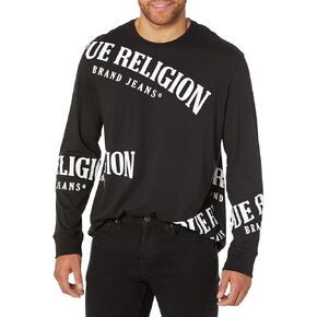 True Religion Men's Relaxed Ls Tossed Tee in Kuwait
