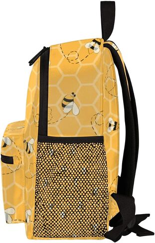 TropicalLife Toddler Backpack Cute Bee Kids Backpack for Boys and Girls Honeycomb Animal Bee Preschool Bag Kindergarten Schoolbag With Chest Strap in Saudi Arabia