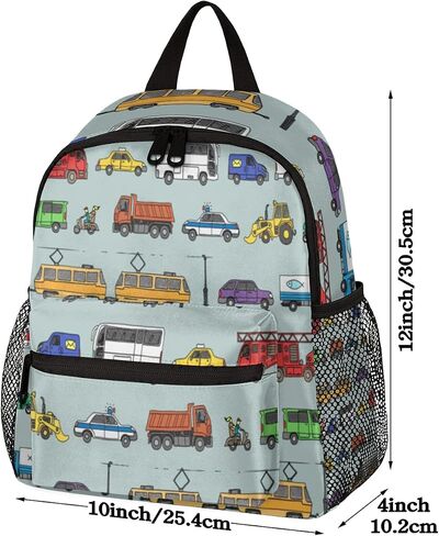 TropicalLife Toddler Backpack Cute Bee Kids Backpack for Boys and Girls Honeycomb Animal Bee Preschool Bag Kindergarten Schoolbag With Chest Strap in Saudi Arabia