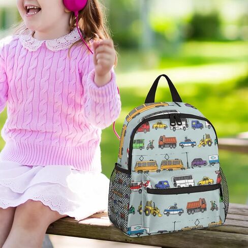 TropicalLife Toddler Backpack Cute Bee Kids Backpack for Boys and Girls Honeycomb Animal Bee Preschool Bag Kindergarten Schoolbag With Chest Strap in Saudi Arabia