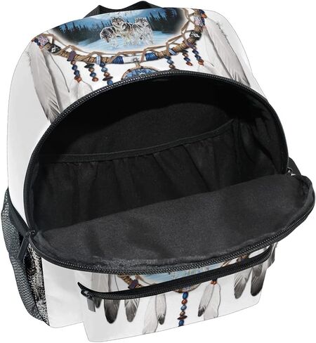 senya Cute Toddler Backpack Mini Travel Bag Wolf Wind Chimes for Baby Girl Boy Age 3-7 in Saudi Arabia