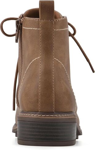CLIFFS BY WHITE MOUNTAIN Women's Shoes Eligible Stacked Heel Lace-Up Ankle Bootie in Kuwait
