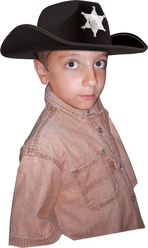 Forum Child Cowboy Hat with Badge, Black… in Saudi Arabia