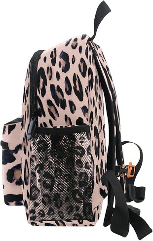 Leopard Print Cheetah Pink Backpack for Toddlers, Kid's Backpack School Bag for Boys Girls Kindergarten Preschool Bag One Size in Saudi Arabia