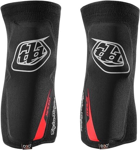 Troy Lee Designs Youth Kids | All Mountain | Mountain Bike | Speed Knee Sleeves (Black, Youth Medium) in Saudi Arabia