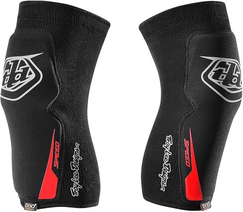 Troy Lee Designs Youth Kids | All Mountain | Mountain Bike | Speed Knee Sleeves (Black, Youth Medium) in Saudi Arabia