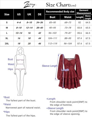 فستان نسائي قصير بأكمام طويلة، فستان كاجوال بكشكشة متدرجة ومزين بالزهور، برقبة مربعة، فساتين قصيرة in Kuwait