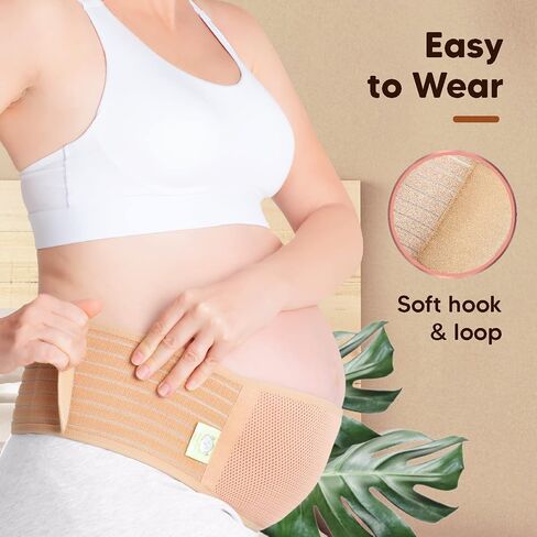 KeaBabies 3 في 1 حزام دعم البطن بعد الولادة وحزام دعم البطن أثناء الحمل - حزام البطن بعد الولادة - عصابات البطن للنساء الحوامل - دعامة ما بعد الولادة - حزام بطن الأمومة in Saudi Arabia