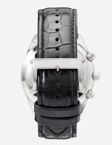 Seiko Herren-Uhr Quarz Edelstahl mit Lederband in Saudi Arabia