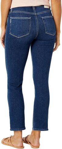 PAIGE Women's Cindy High Rise Straight Leg Vintage Wash in Soleil in Saudi Arabia