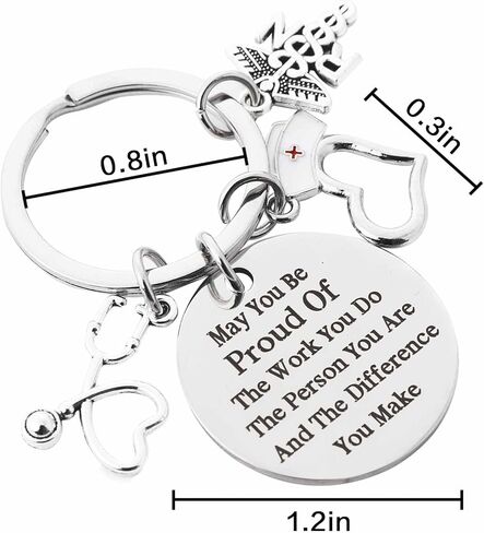 هدايا الممرضة للنساء، هدايا أسبوع الممرضات، هدايا سلسلة المفاتيح التقديرية للممرضة، هدية التخرج، هدايا ممرضة ممارس، هدايا طالب التمريض، هدايا الممرضة المسجلة لملحقات ممرضة RN للعمل in Kuwait