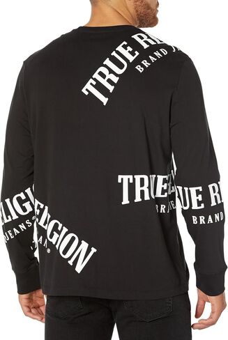 True Religion Men's Relaxed Ls Tossed Tee in Saudi Arabia