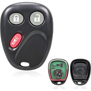 Replacement Keyless Entry Remote Car Key Fob LHJ011 315MHz 3 Button for Chevrolet Avalanche Silverado Suburban Tahoe 2003-2006 GMC Sierra 2500 Hd 3500 Denali Yukon,Hummer H2