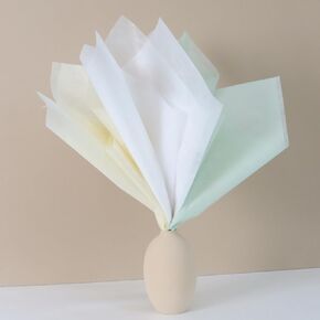 145 Sheets Korean of Cotton Wrapping Flower Paper Non-Woven Floral Wrapping Paper,Waterproof Pleated Withdrawable Flower Bouquet Lining Paper Flower Shop Supplies Floral Gift Packaging Materials