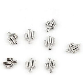 JGFinds Spacer Bead Cactus Charms, 95 Pack with About 1.4mm Hole