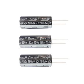 180uF 450V 18X45MM +/-20% -25°C to +105°C 3PCS Aluminum Electrolytic Capacitors,180 MFD,180uF 450V Capacitor,180uF Capacitor,450V Capacitor,180uF Capacitor 450V