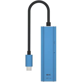 3 in 1 USBC to Displayport 1.4 8K60HZ PD3.0 USB3.0 Hub Docking Station 1 in 3 Out Compatible Computer Host Laptop Mac TYPEC External DP TV Monitor Projector Adapter Cable