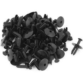 uxcell 50pcs 20x7mm Plastic Push Rivet Bumper Pin Clips