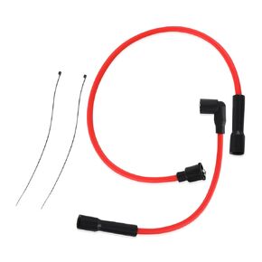 8mm RED Spark Plug Wires Compatible with Harley Davidson 1986-2003 Sportster 883 1200 / FLT 1980-1998 / XL 1986-2006(2104-0143)