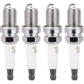 Set of 4 Iridium Spark Plugs Compatible with Suzuki Dodge Subaru Acura Kia Plymouth Volkswagen, 1.3L 1.5L 1.6L 1.8L 2.0L 2.2L 2.4L 2.5L L4 H4, Engine Replacement for 7092 BKR6EGP