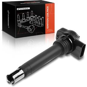 A-Premium Engine Ignition Coil Pack Compatible with Volkswagen Jetta Passat Golf Tiguan Beetle CC Eos GTI Rabbit & Audi A3 A4 A5 A6 TT Quattro allroad Q3 Q5 & More