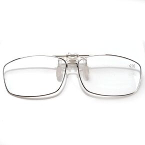 Clip On Blue Light Blocking Reading Glasses, Flip Up Magnifying Glasses, full-Frame Magnifiers Lens Readers