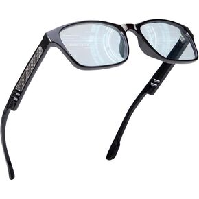 ANYLUV Blue Light Glasses Men Women Computer Gaming Glasses Anti Eye Strain Rectangle Frame UV400 Clear