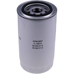 Oil Filter FL2051S Compatible with Ford F250 F350 F450 F550 Super Duty Motorcraft 6.7L Powerstroke 2011-2020 Engine BC3Z-6731-B BC3Q-6714-CA