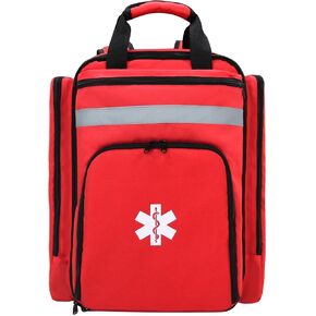 First Aid Bag EmptyTrauma Bag Waterproof Multi-pocket for Home Health Traveling Car Camping Hiking School Organizer Essentials for Vacation