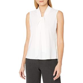 Kasper Women's Tie Neck Blouse