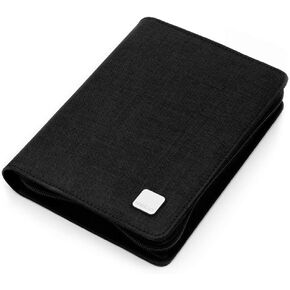 czxwyst Fountain Pen Case Waterproof Canvas Business Style Pen Bag Display Holder Bag (10 Slots Black Color)