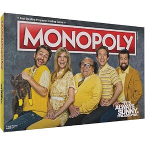 Monopoly It’s Always Sunny in Philadelphia | Officially Licensed Monopoly Board Game | Award Winning FX Sitcom