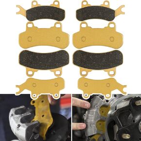 Brake Pads Heavy Duty for Can-Am Maverick X3, X3 R, X3 RR, X3 Max, X3 Max R, X3 Max RR 2017 2018 2019 2020 2021, Front + Rear Ceramic Heavy Duty Replacement Brake Pads Kit