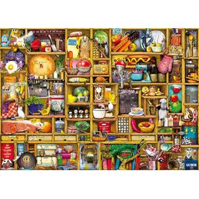 Ravensburger Kitchen Cupboard Jigsaw Puzzle | 1000 Unique Pieces | Anti-Glare Surface | Ideal for Adults & Kids | Certified Sustainable Materials