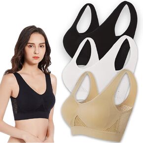 Breathable Cool Liftup Air Bra for Women, New Breathable Bras, Breathable and Comfortable Mesh Sports Bra for Women