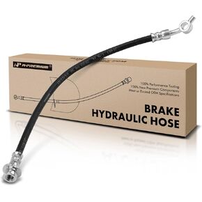 A-Premium Front Driver Brake Hydraulic Hose Compatible with Select Nissan and Suzuki Models - Frontier 2005-2019, Pathfinder 2005-2012, Xterra 2005-2015, Equator 2009-2012 - Replace# 46211EA00A