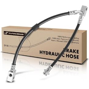 A-Premium Front Passenger Brake Hydraulic Hose Compatible with Nissan and Infiniti Models - 350Z 2003-2009, G35 2003-2004, with Brembo Brakes - Replace# 46210CF60A