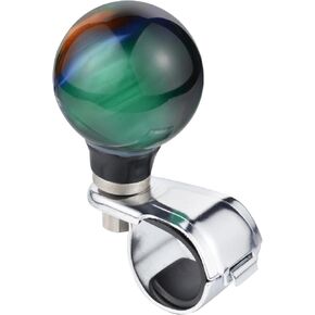 Arenbel Ball Steering Wheel Spinner Booster Knob Car Turning Assist Handle Fit Most Vehicles Trucks Boats, Tangerine