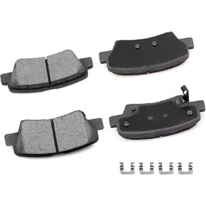 cciyu Ceramic Rear Brake Pad Set Fit For 2012-2017 For Hyundai Azera,2009-2015 For Hyundai Sonata,2011-2016 For Kia Optima