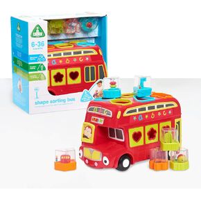 Early Learning Centre Shape Sorting Bus, Stimulates Senses, Fine Motor Skills, Hand Eye Coordination, Problem Solving, Kids Toys for Ages 06 Month, Amazon Exclusive