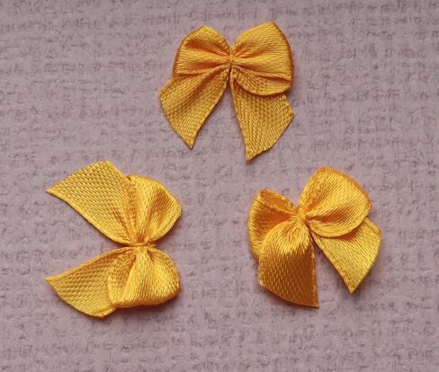 Sowaka 50 Pcs Mini Satin Ribbon Bow 0.9 Inch Small Soft Cute Elegant Bows for Craft DIY Making Kit Art Scrapbooking Sewing Christmas Gift Wedding Theme Parties Decoration Gift Present Supplies (Pink) in Saudi Arabia