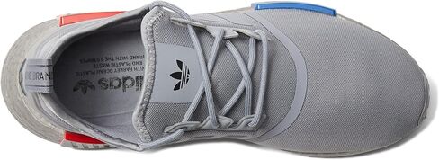 حذاء رياضي رجالي من adidas Originals NMD-R1 - إغلاق برباط - لسان وياقة مبطنان - الجزء العلوي من النسيج رمادي/رمادي/رمادي 10 D - متوسط in Saudi Arabia