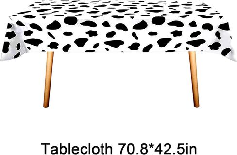 41 قطعة من لوازم الحفلات ذات طباعة البقرة، وديكورات حفلات البقر، تتضمن 20 طبقًا و20 منديلًا ومفرش طاولة واحد للحفلات التي تحمل طابع حيوانات المزرعة، وحفلات أعياد الميلاد بطابع البقرة in Kuwait