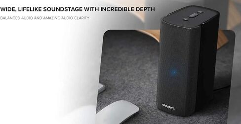 Creative Labs 51MF1690AA002 T100 2.0 نظام سماعات بلوتوث - 40 واط RMS - 50 هرتز إلى 20 كيلو هرتز - USB - مكبرات صوت كمبيوتر سطح المكتب اللاسلكية المدمجة Hi-Fi (متجددة) in Saudi Arabia